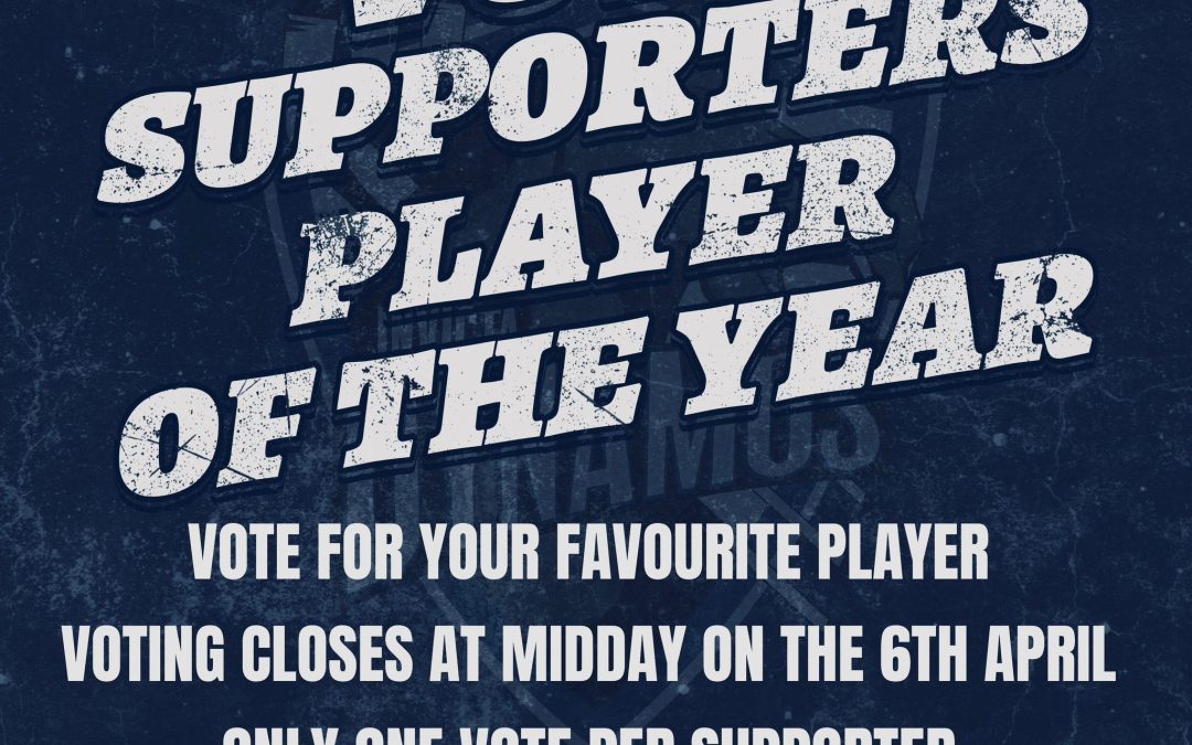 SUPPORTERS PLAYER OF THE YEAR – Voting Now Open!